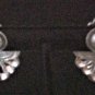 Exquisite Vintage Select Diamonds & Gems Platinum Sterlg Silver Blue Lapis Lazuli Marcasite Earrings