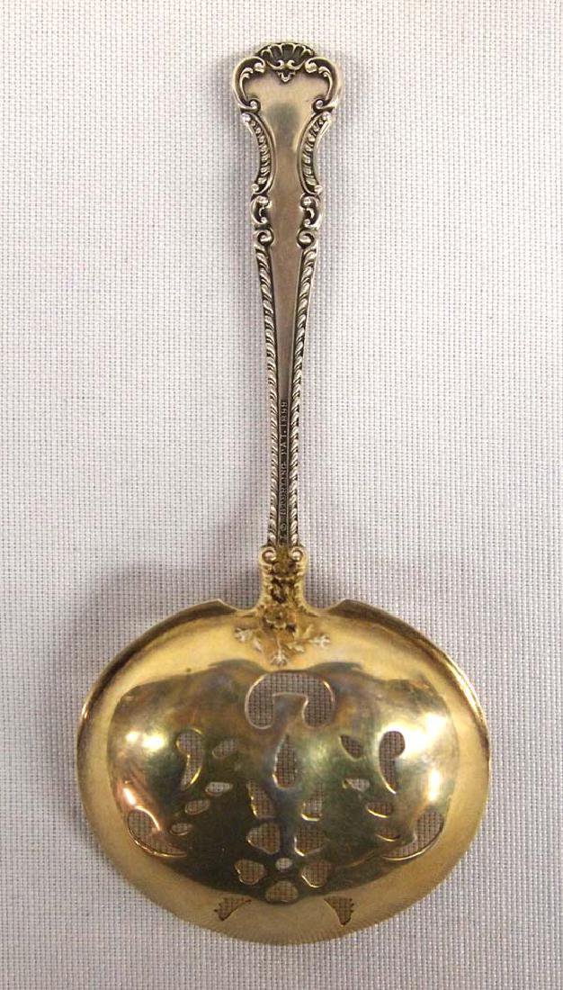 Antique Gorham Sterling Silver Rose Gold Wash Cambridge Pattern 1899