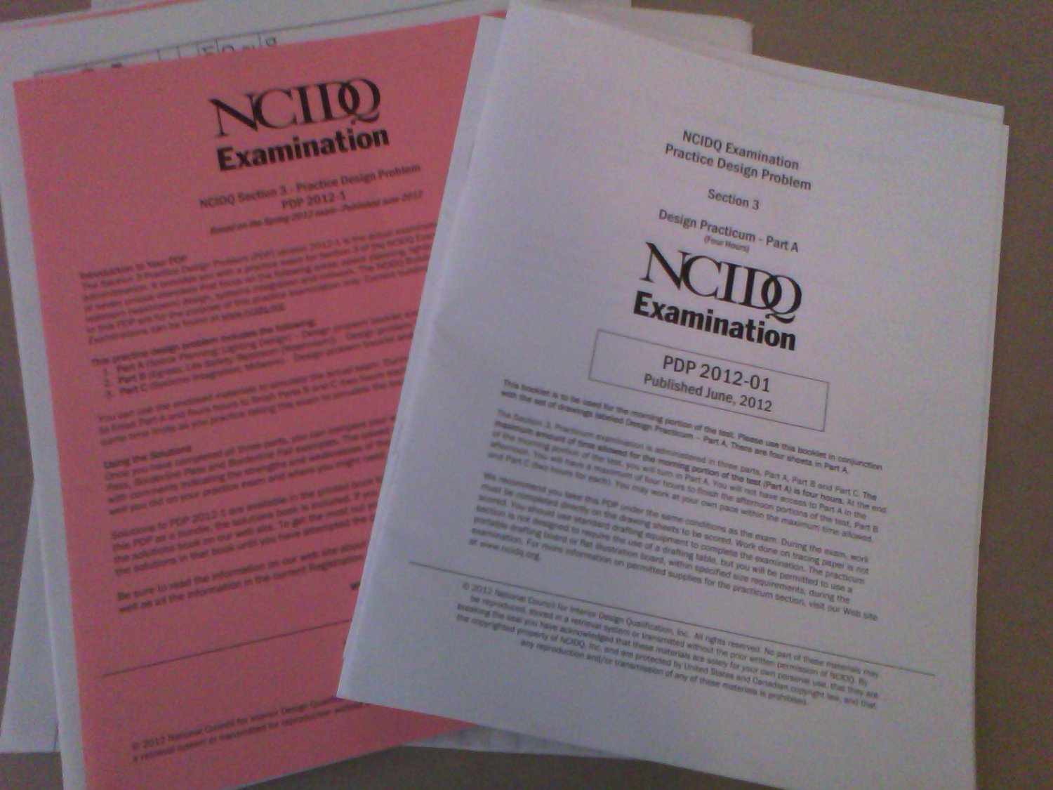 NCIDQ Bundle Solutions & Interior Design PDP Practicum 20121 Spg Exam