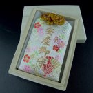 JAPANESE OMAMORI Good luck charm SHIRASAKI Shrine Health Safe delivery Kiri box
