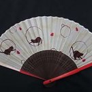 Japanes Kimono sense Fan Wind Folding #091 CAT Ring Coma