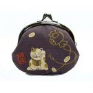 Japanese Wallet GAMAGUCHI #4 Happiness beckoning cat Lucky items Made in Japan