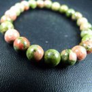 JAPANESE Good luck charm SHIRASAKI Shrine Power Stone Unakite