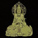 Japanese Makie Mobile Phone Stickers Monju Bodhisattva Made in Japan
