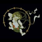 Japanese Makie Mobile Phone Stickers RAIJIN Made in Japan