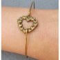 Heart Bangle Bracelet Style 6