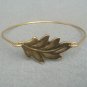 Leaf Bangle Bracelet