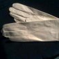 Vintage 50s Italian Leather White Gloves Never Used Made In Italy SIze 7 small