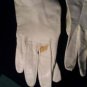 Vintage 40s 50s Elbow Length Long 15" Soft White Leather Gloves Size 7 small/medium