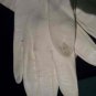 Vintage 40s 50s Elbow Length Long 15" Soft White Leather Gloves Size 7 small/medium