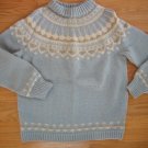 Vintage Blue Pullover Sweater Unisex Gann Reiss from Norway Small