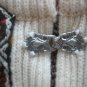 Vintage Unisex Sweater Made in Norway Pewter Clasps Medium