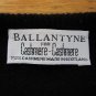 Womanâ��s Black Ballantyne Cashmere Shell Made in Scotland Small New