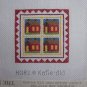 Little Red Schoolhouse Needlepoint Canvas Fibers by Katiedid