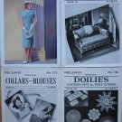 Lot of 4 1938 Booklets, Spool Cotton Co, Crochet Fashions Doilies More,