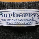 Burberrys Men’s Sweater Charcoal Large 42 in