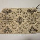 Vintage Beaded Evening Bag Back Hand Strap Czechoslovakia