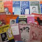 Lot 45 Pieces Vintage Sheet Music Most 30s to 50s