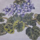 HP Floral Needlepoint Canvas Bunch of Violets
