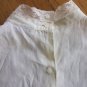 Lovely Victorian Style Linen and Lace Blouse Small Talbots 