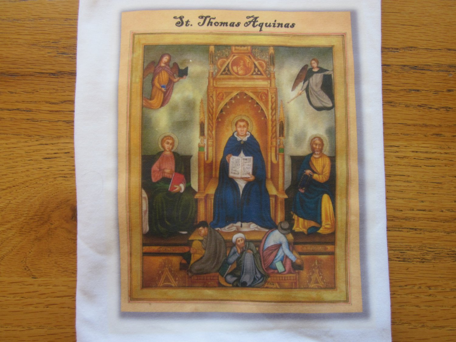St Thomas Aquinas Religious Saint T Shirt XL