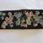 Vintage Needlepoint Billfold Wallet Floral Design