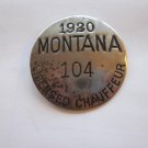 1920 Montana Chauffer License #104,