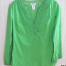 Lilly Pulitzer Tunic Top Beaded Green XS