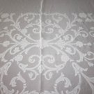 Organdy Tablecloth 64 x 120 inches White, 11 Napkins 20 inches