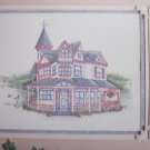 2 Cross Stitch Charts: Little Victorian Houses and English Country Cottages And Nob Hill Mansion Kit