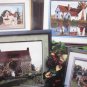 2 Cross Stitch Charts: Little Victorian Houses and English Country Cottages And Nob Hill Mansion Kit