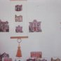 2 Cross Stitch Charts: Little Victorian Houses and English Country Cottages And Nob Hill Mansion Kit