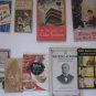 Lot of 9 Vintage Recipe Books Pamphlets Advertising Baking Cooking
