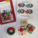 Lot Dollhouse Christmas Items – Wrapped Gifts, Party Set, Wreath, Manger Set