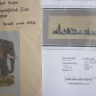 2 Chicago Related Cross Stitch Charts: Brookfield Zoo, Skyline Heartland House