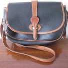 Vintage Dooney & Bourke Over & Under Tack Shoulder Bag AWL R52