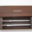 NEW IN BOX Vintage Papermate Double Heart Ballpoint Pen & Mechanical Pencil Set