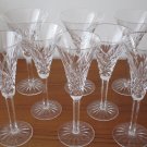 Lot Waterford Crystal Ashbourne 8 Stems: Water Champaign Claret