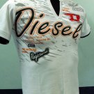 NWT Diesel White Short Sleeve T-Shirt Size M