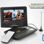 Portable Multimedia DVD Player with 7 Inch Swivel Screen and Copy Function