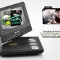 Portable Multimedia DVD Player with 7 Inch Swivel Screen and Copy Function