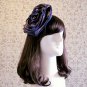 2-Color Silky Chiffon Rose Flower Hair Fascinator Top Hat Clip Brooch Party Birthday Wedding Church