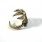 Unique Funny Bird Eagle Animal Claw Bronze Ring Woman Accessory