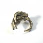Unique Funny Bird Eagle Animal Claw Bronze Ring Woman Accessory
