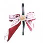 FREE SHIPPING Red Double Layer Ribbon Lace Bow Girl Lady Headband
