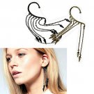 Rock Spike Drop Dangle Earring (1 single unit) - Copper