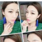 NEW Chic Long Tassel Dangle Earrings - Blue