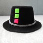 8cm Handmade Neon Square Studded Rock Mini Top Hat Hair Fascinator Halloween Lolita Party