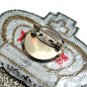 Free Shipping SILVER CROWN Rock Link Clothes Pin Brooch Badge