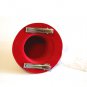 8cm White Lace Trim Ribbon BOW Red Mini Top Hat Hair Fascinator Lolita Party